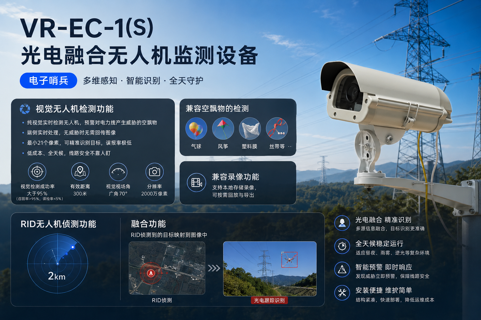 VR-EC-1(S) 光电融合监测设备